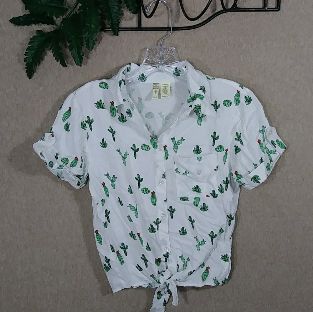 Japna top cactus print XS